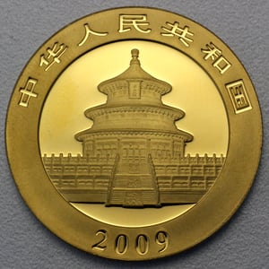 Goldmünze 1oz "Panda" 2009 (China) - Miniaturansicht 2