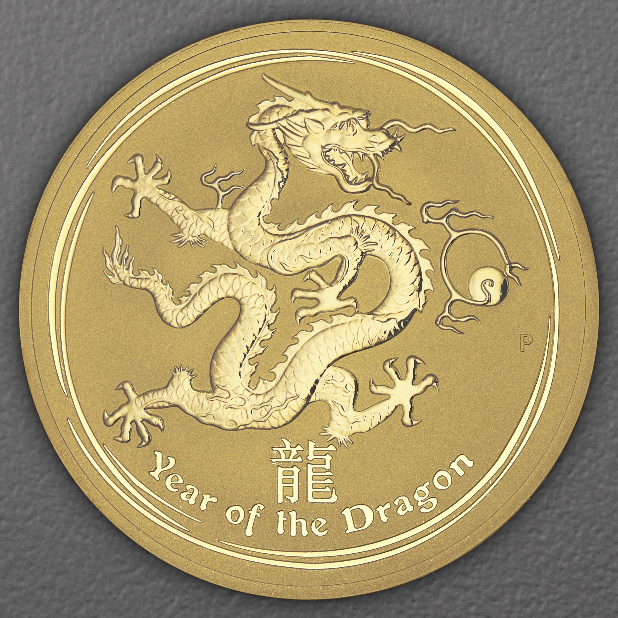 Goldmünze 10oz "Drache" 2012 Lunar II – Year of the Dragon (Australien) - Hauptansicht