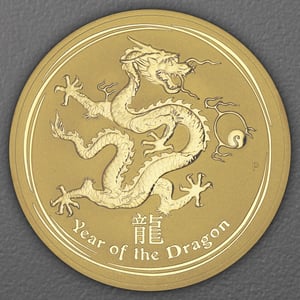 Goldmünze 10oz "Drache" 2012 Lunar II – Year of the Dragon (Australien) - Hauptansicht
