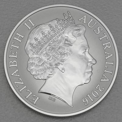 Silbermünze 1oz "Krokodil-Monty" 2016 Australian Saltwater Crocodiles (Australien) - Miniaturansicht 2