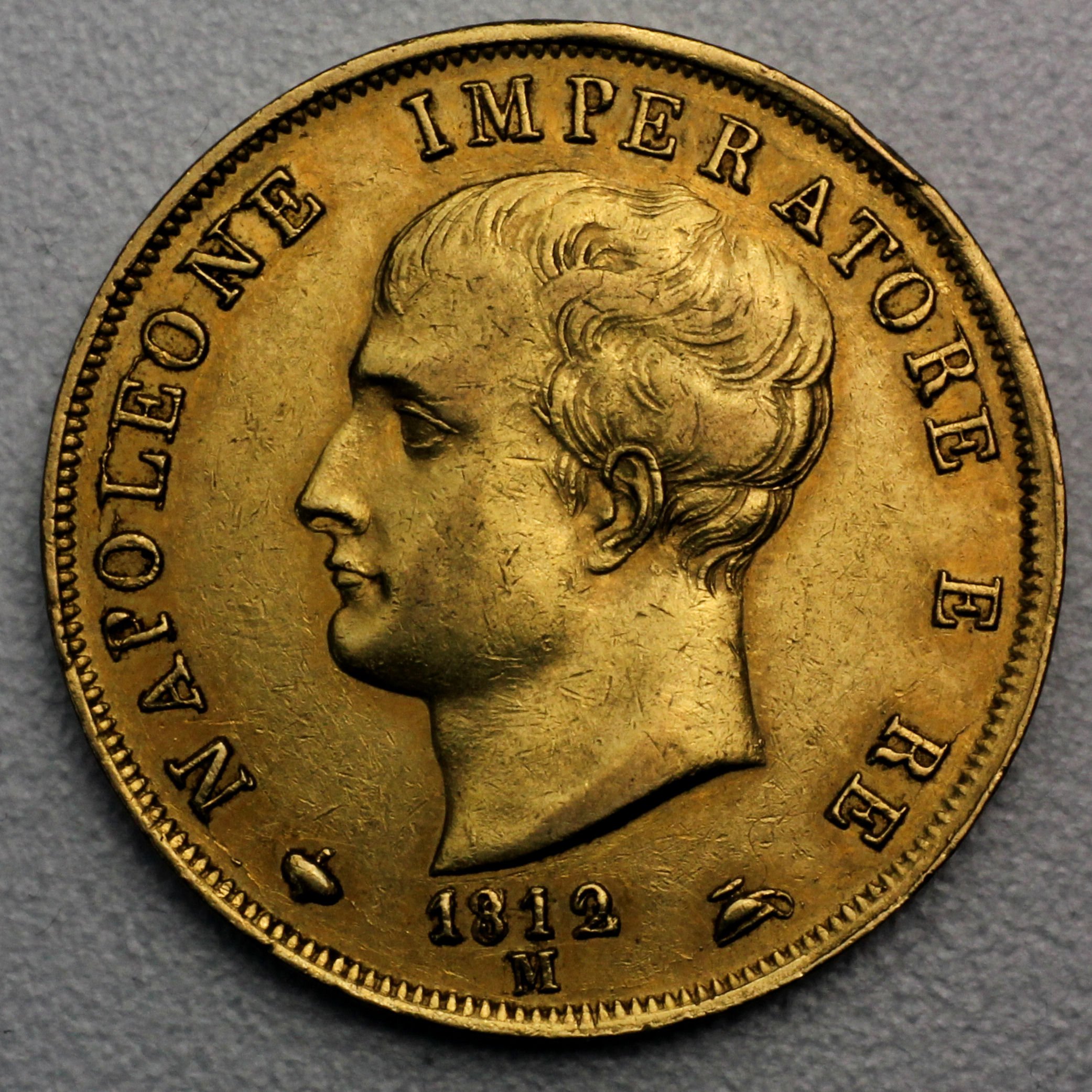 Goldmünze 40 Lire "Napoleon I." verschiedene Jahrgänge (Italien) - Hauptansicht