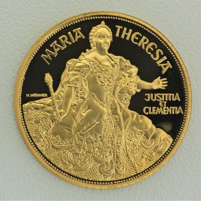 Goldmünze 1000 Schilling "Maria Theresia" 1993 (PP) Millenium (Österreich) - Miniaturansicht 1