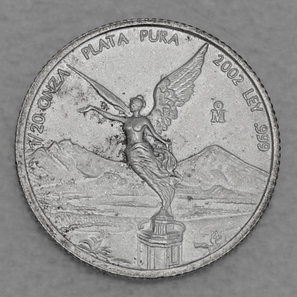 Silbermünze 1/20oz "Libertad" 2002 (Mexiko) - Hauptansicht
