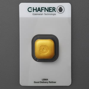 Goldbarren 50g "C.HAFNER - Gussform" - Hauptansicht