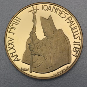 Goldmünze "20 Euro - 2003" Moses Geburt (Vatikanstadt) - Miniaturansicht 2