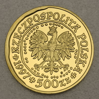 Goldmünze 1oz "Seeadler" 1997 (Polen) - Miniaturansicht 2
