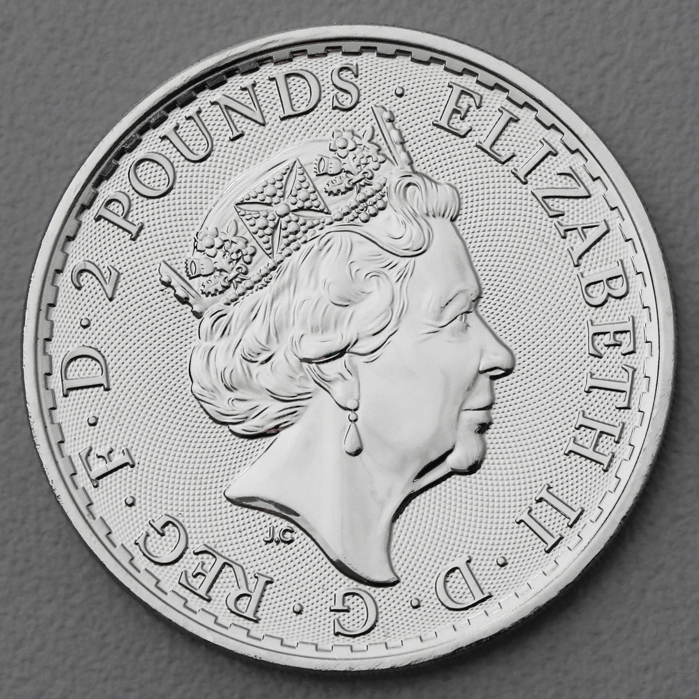 Silbermünze 1oz "Britannia" 2023 diff. (Großbritannien) - Detailansicht 1
