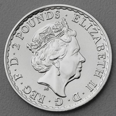 Silbermünze 1oz "Britannia" 2023 diff. (Großbritannien) - Miniaturansicht 2