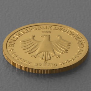 Goldmünze 20 Euro "Kegelrobbe" 2022 Rückkehr der Wildtiere (Deutschland) - Miniaturansicht 4
