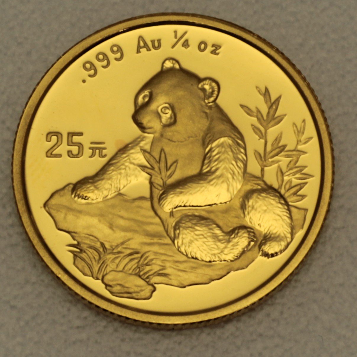 Goldmünze 1/4oz "Panda" 1998 (China) - Hauptansicht