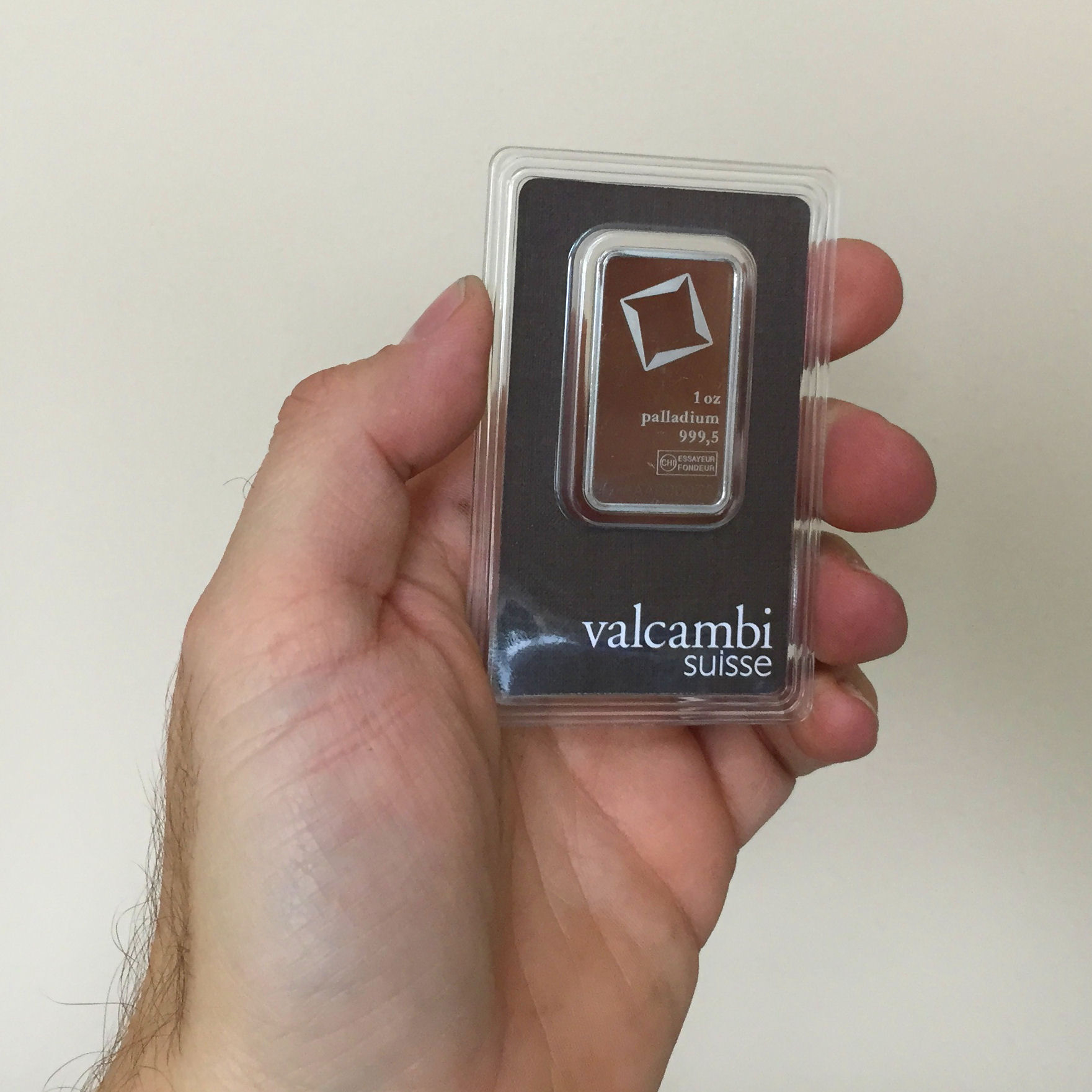 Palladiumbarren 1oz VALCAMBI (Pd) - Detailansicht 3