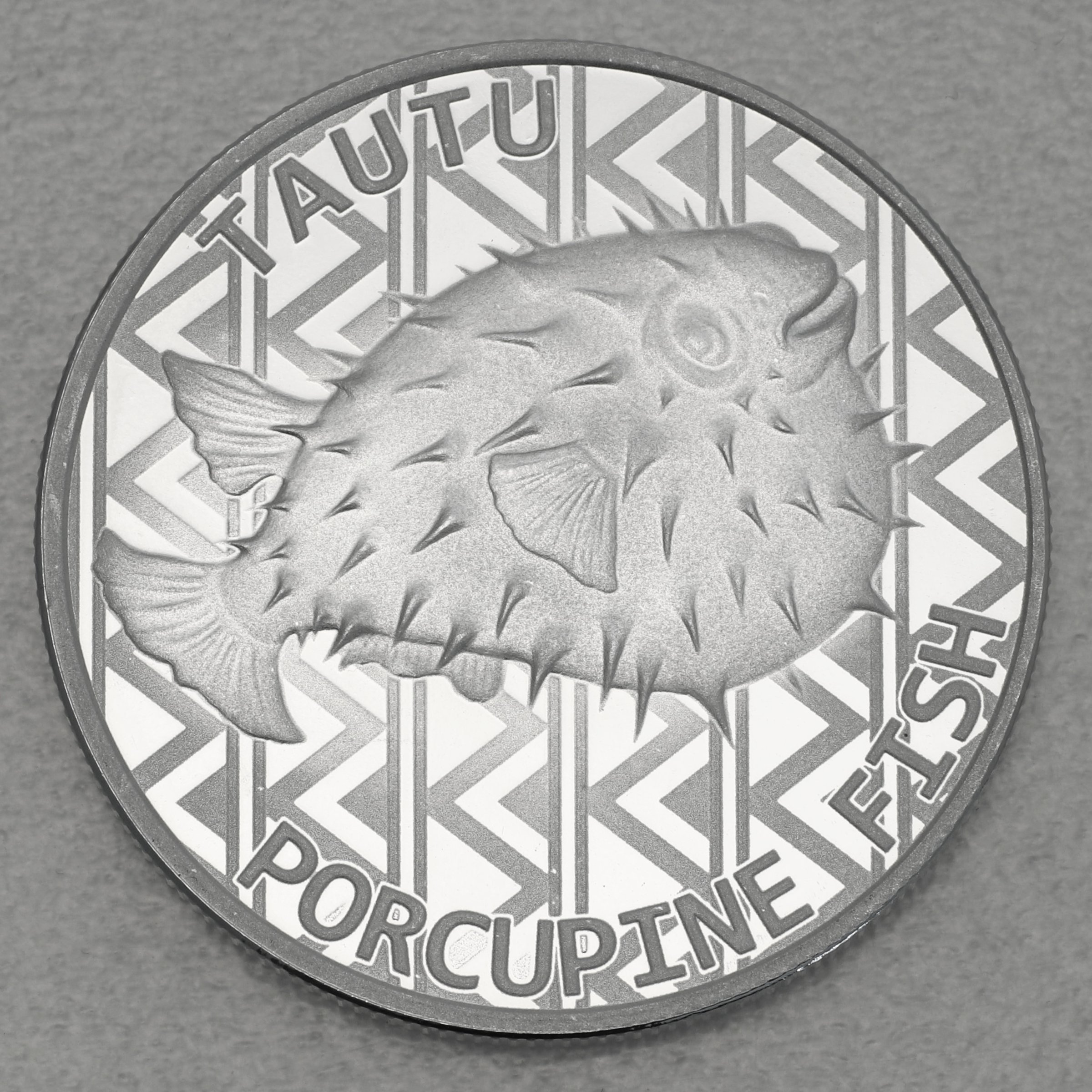 Silbermünze 1oz "Tautu – Porcupine Fish" 2021 Territory of Tokelau (Tokelau) - Hauptansicht