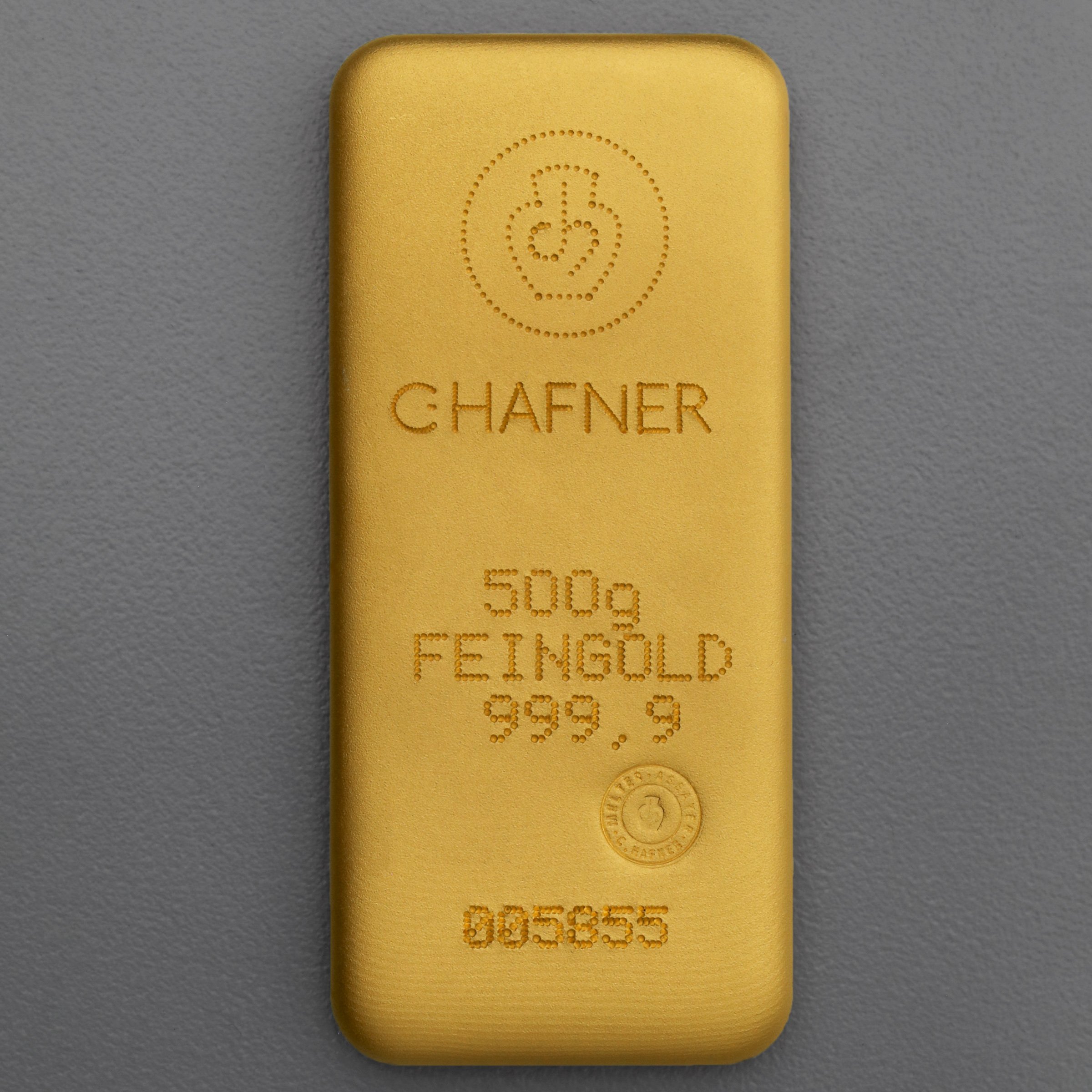 Goldbarren 500g C.HAFNER - "Resale" - Hauptansicht