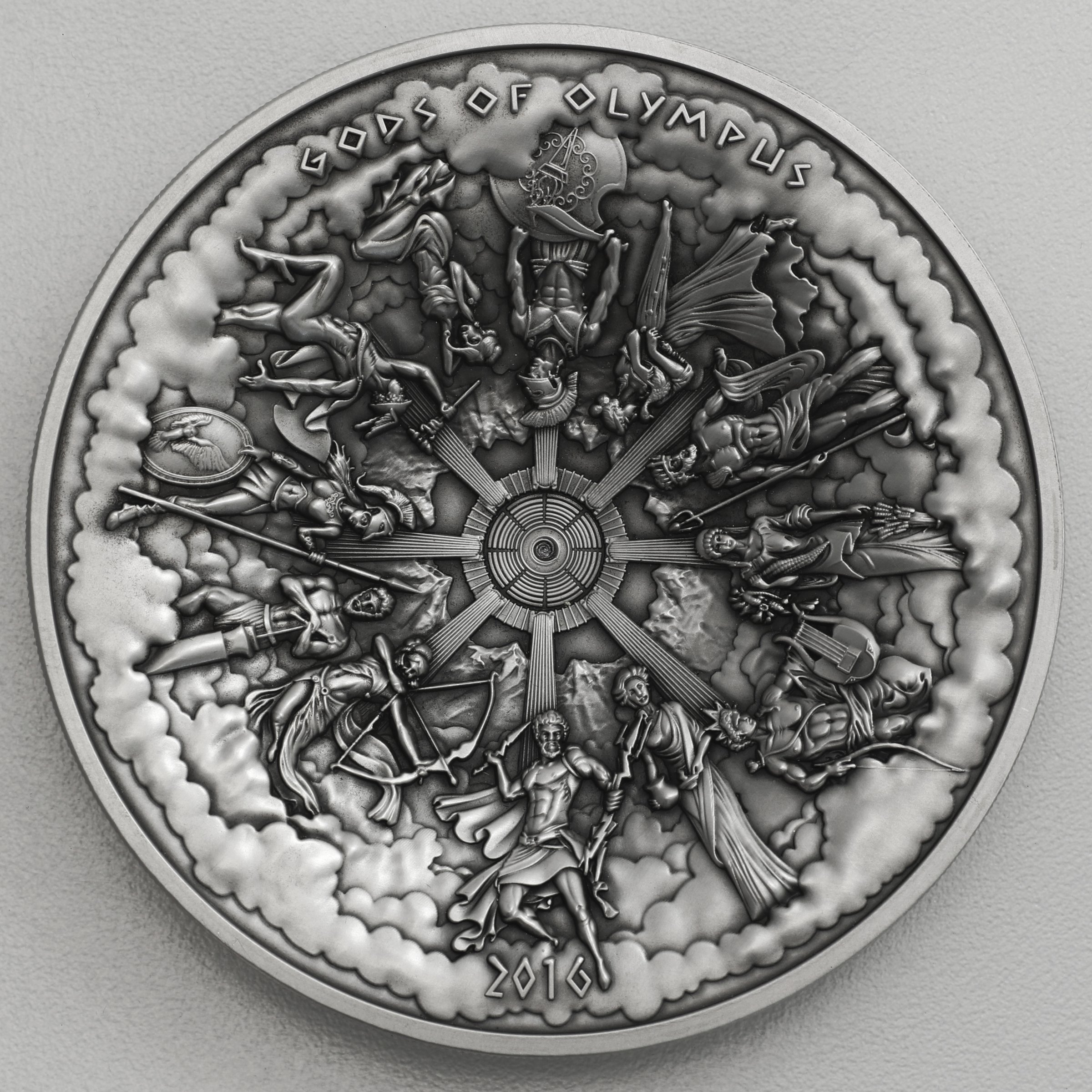 Silbermünze 1kg "Gods of Olympus" 2016 (AF) (Cook Islands) - Hauptansicht