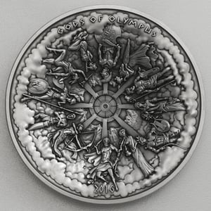 Silbermünze 1kg "Gods of Olympus" 2016 (AF) (Cook Islands) - Hauptansicht