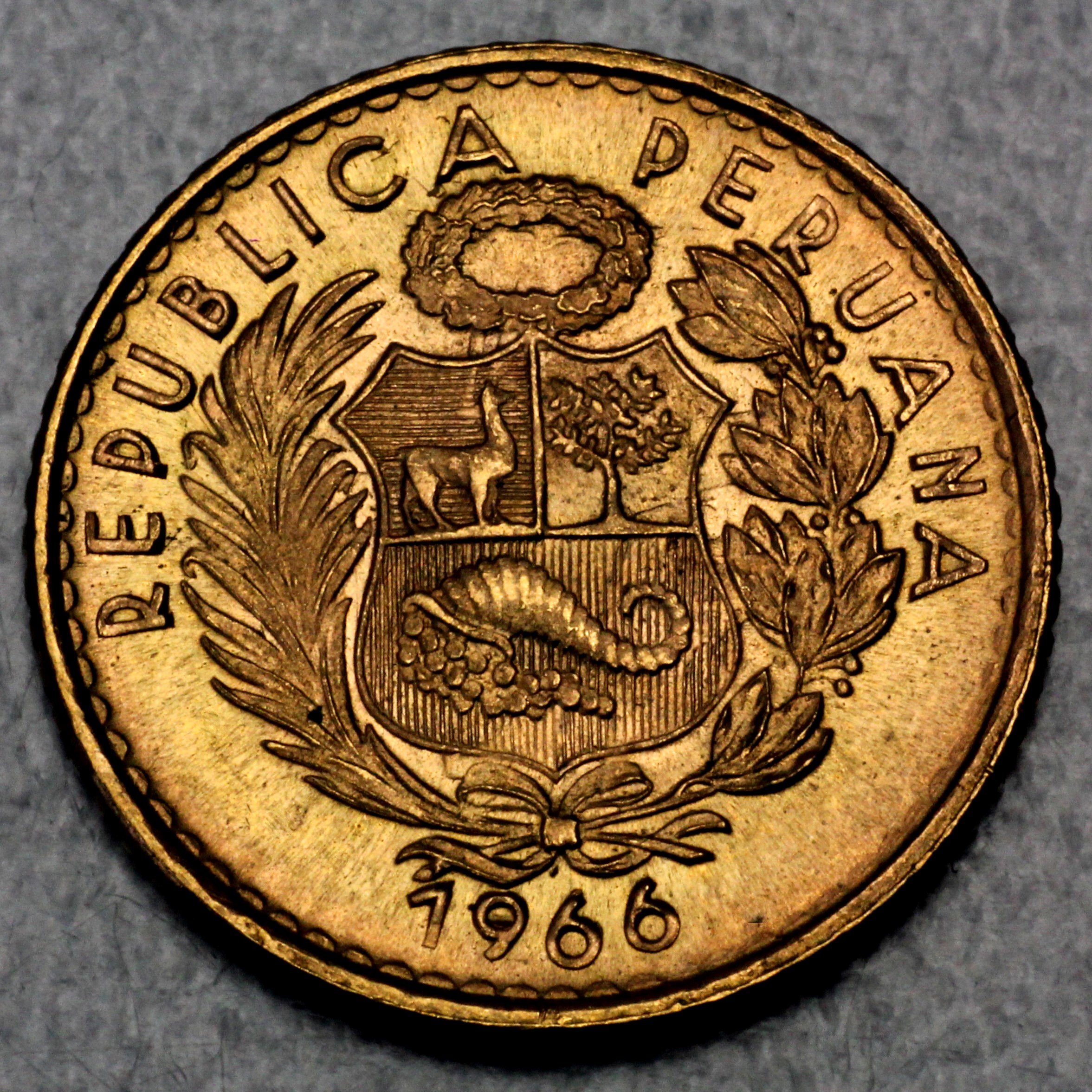 Goldmünze 5 Soles (Peru) - Detailansicht 1