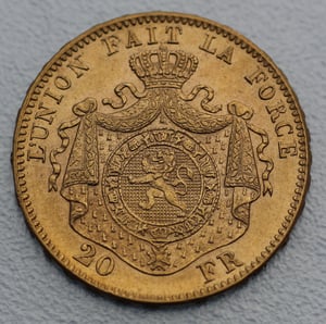 Goldmünze 20 Francs "Leopold II." (Belgien) - Miniaturansicht 2