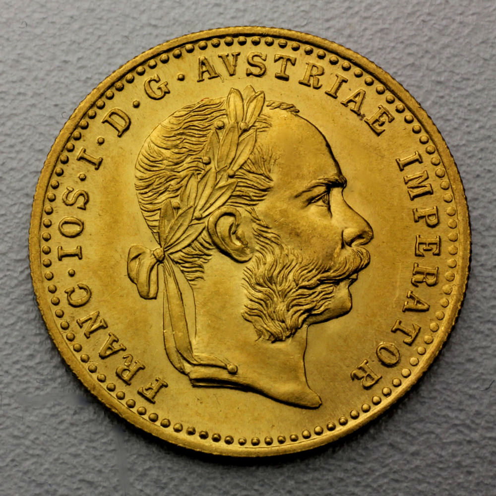 Goldmünze 50 x "1 Dukat" Tube (Österreich) - Detailansicht 1