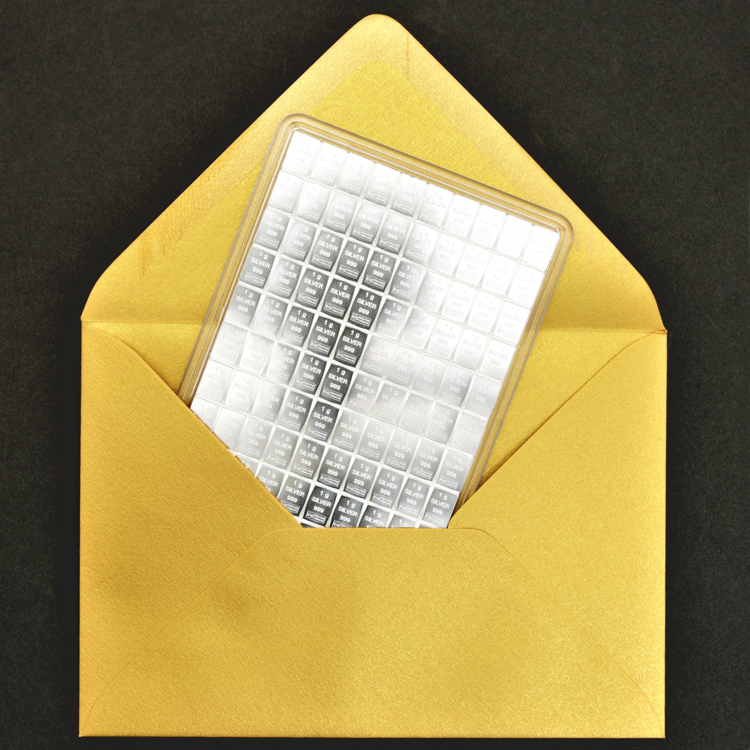 Geschenk-Umschlag "Gold Glamour" (A7, groß) - Detailansicht 1