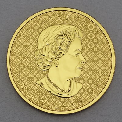 Goldmünze 2oz "Maple Leaf" 2021 Reverse Proof (Kanada) - Miniaturansicht 1