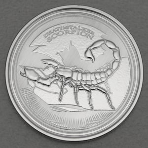 Silbermünze 1oz "Skorpion" 2017 (Tschad) - Miniaturansicht 1