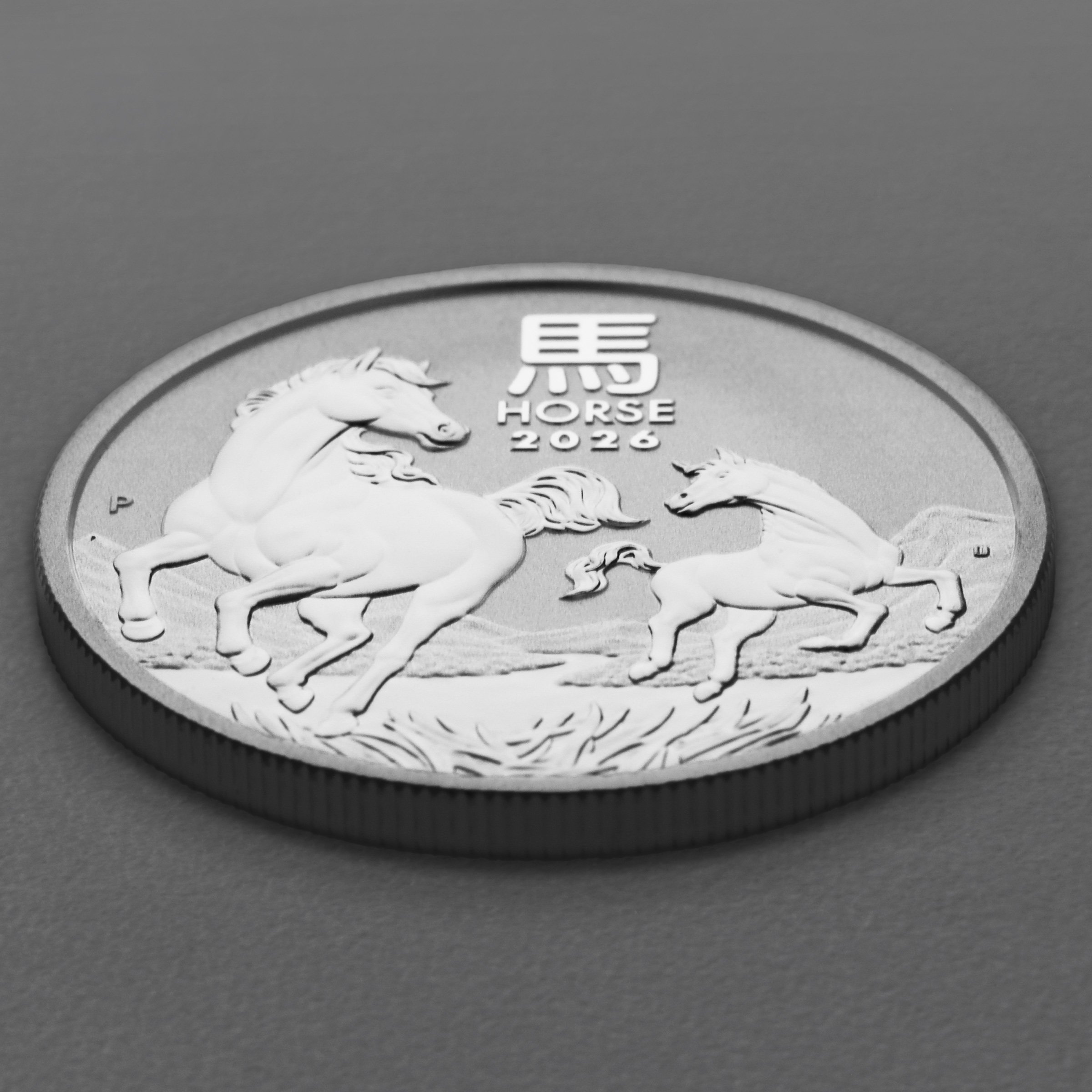 Silbermünze 1/2oz "Pferd" 2026 Lunar III – Year of the Horse 19% (Australien) - Detailansicht 2