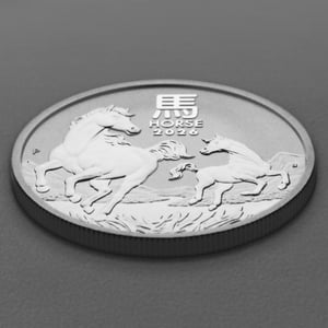 Silbermünze 1/2oz "Pferd" 2026 Lunar III – Year of the Horse 19% (Australien) - Miniaturansicht 3