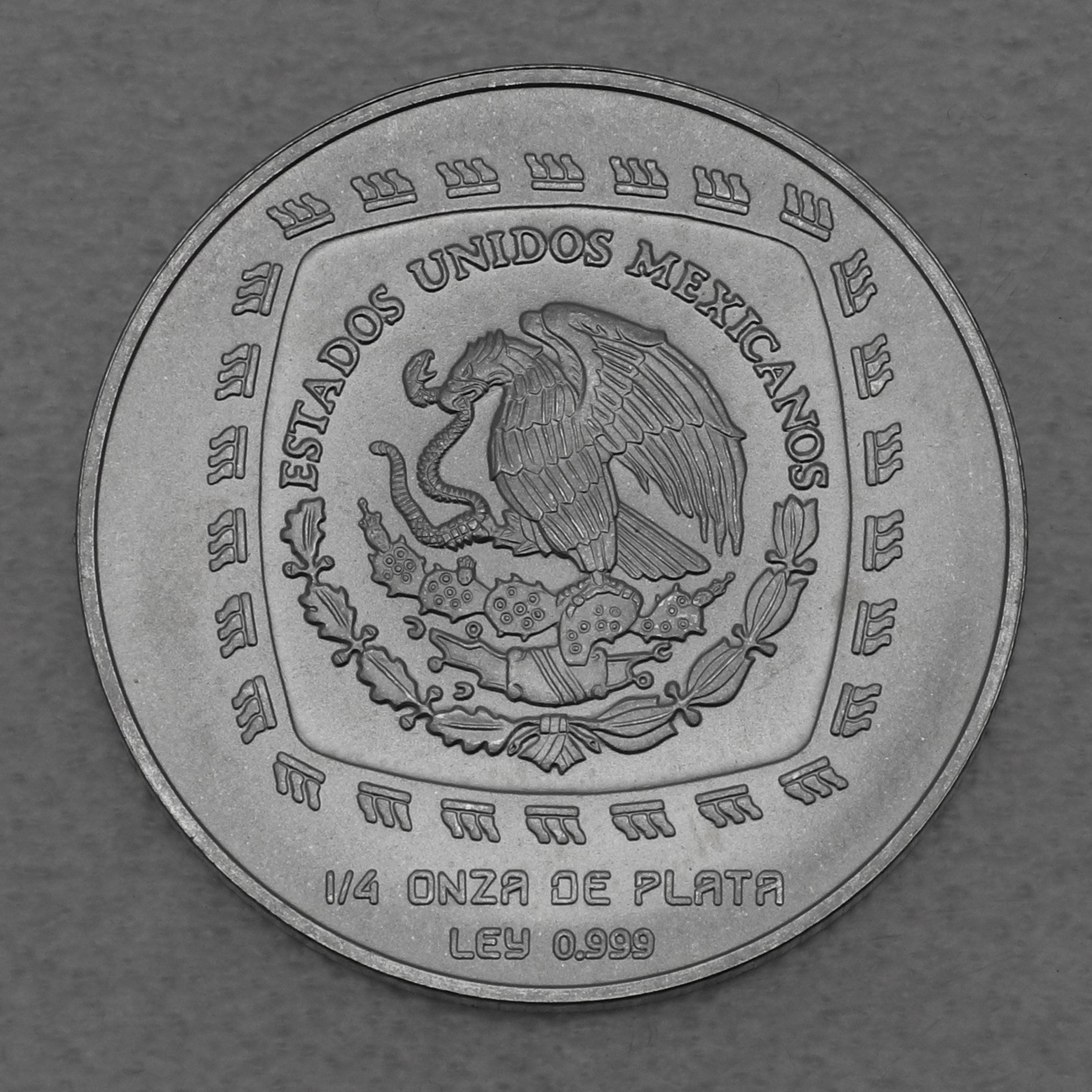 Silbermünze 1/4oz "Herr von Limas" 1998 Präkolumbische Kulturen – Olmeken (Mexiko) - Detailansicht 1
