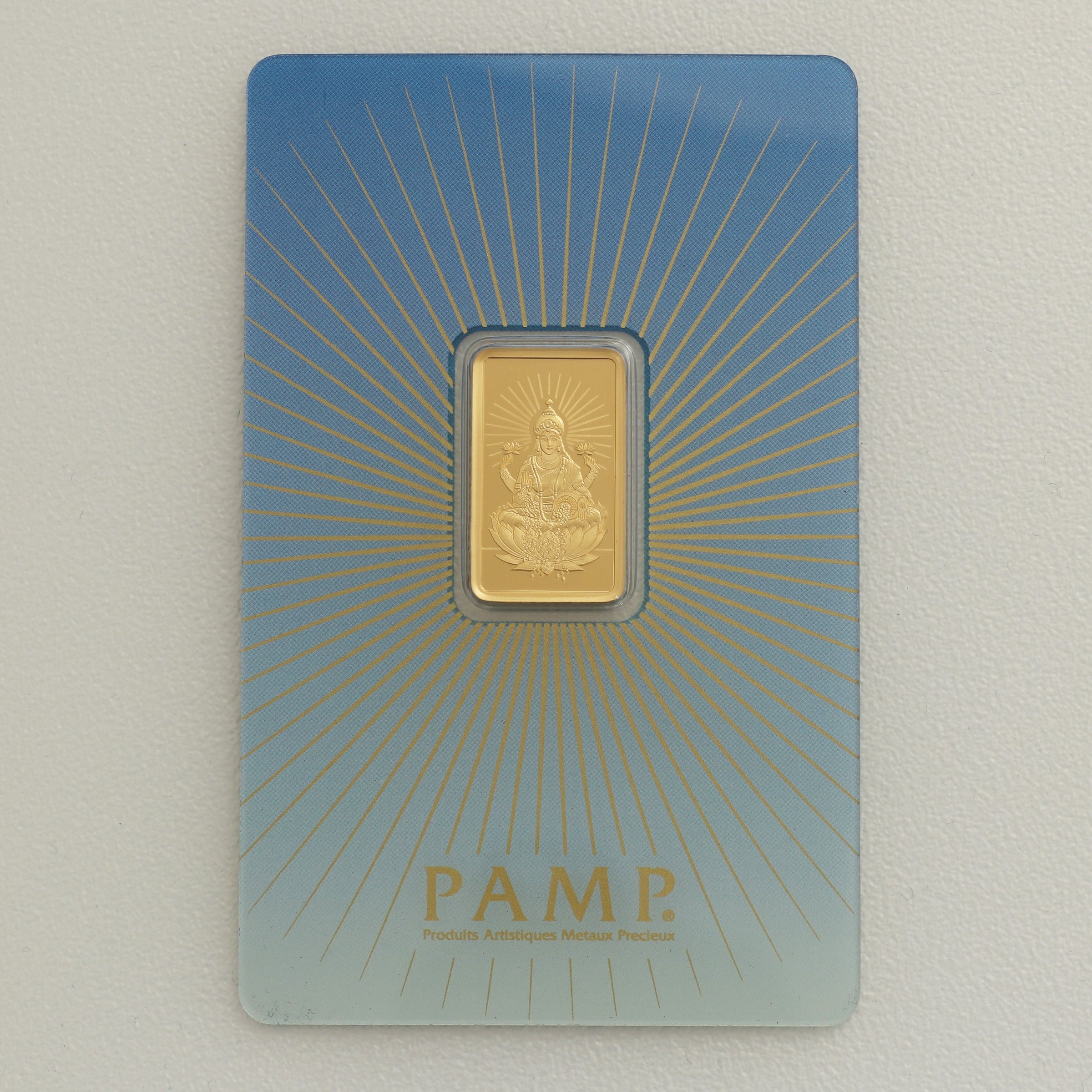 Goldbarren 5g PAMP "Lakshmi" - Hauptansicht