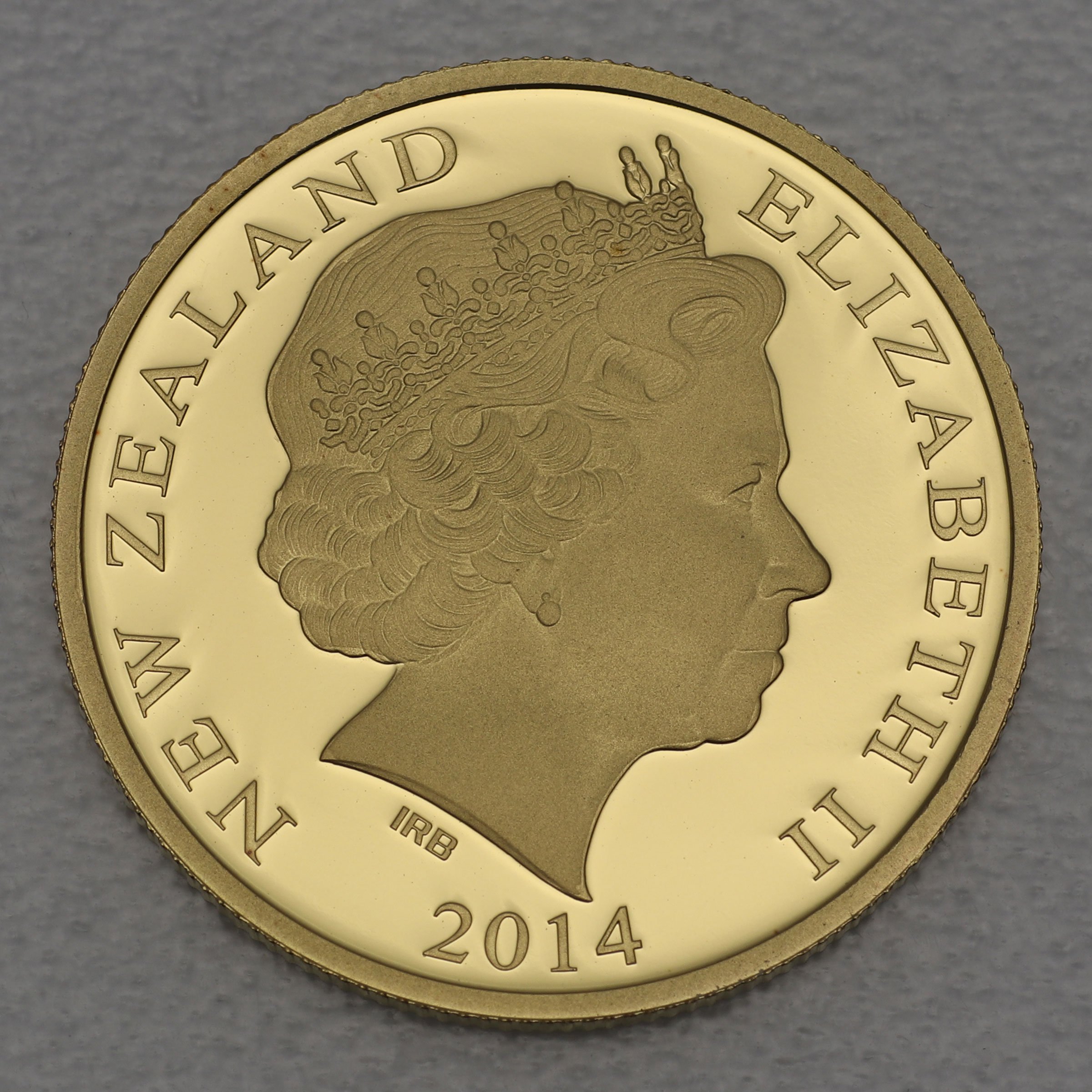 Goldmünze 1/4oz "Kiwi" 2014 Treasures of New Zealand (Neuseeland) - Detailansicht 1