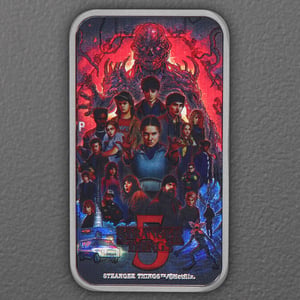 Silbermünzbarren 1oz "Season 5" 2026 (koloriert) Stranger Things (Tuvalu) - Hauptansicht