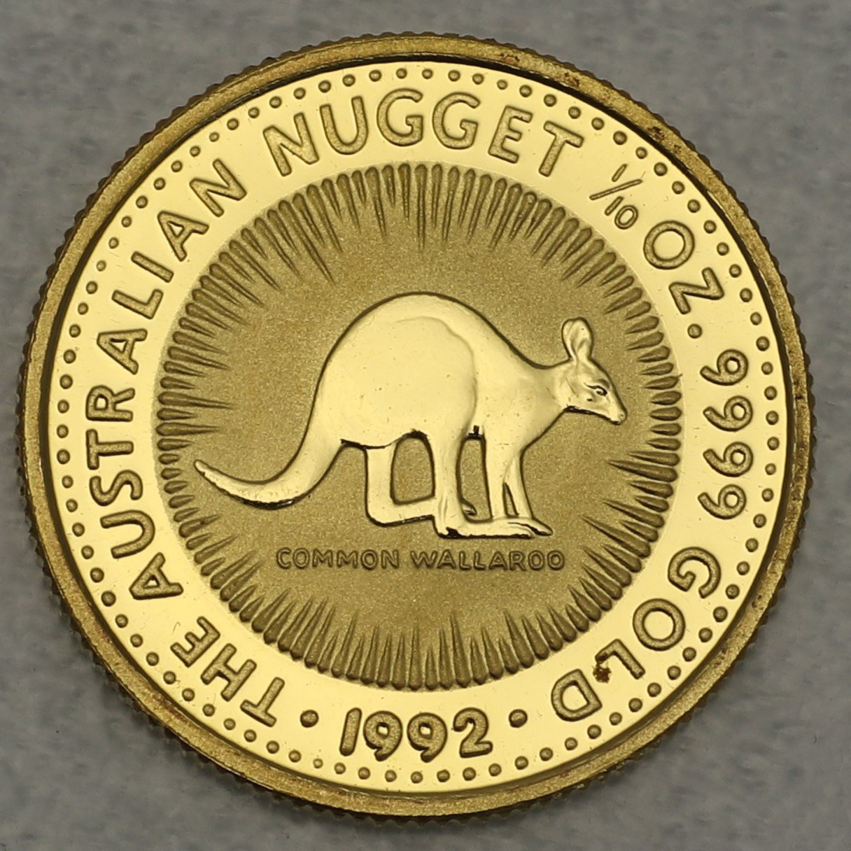 Goldmünze 1/10oz "Känguru" 1992 Australian Nugget (Australien) - Hauptansicht