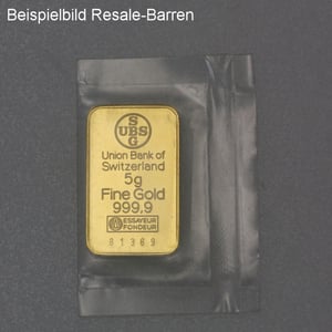 Goldbarren 5g "Resale" (div. Hersteller) - Miniaturansicht 2