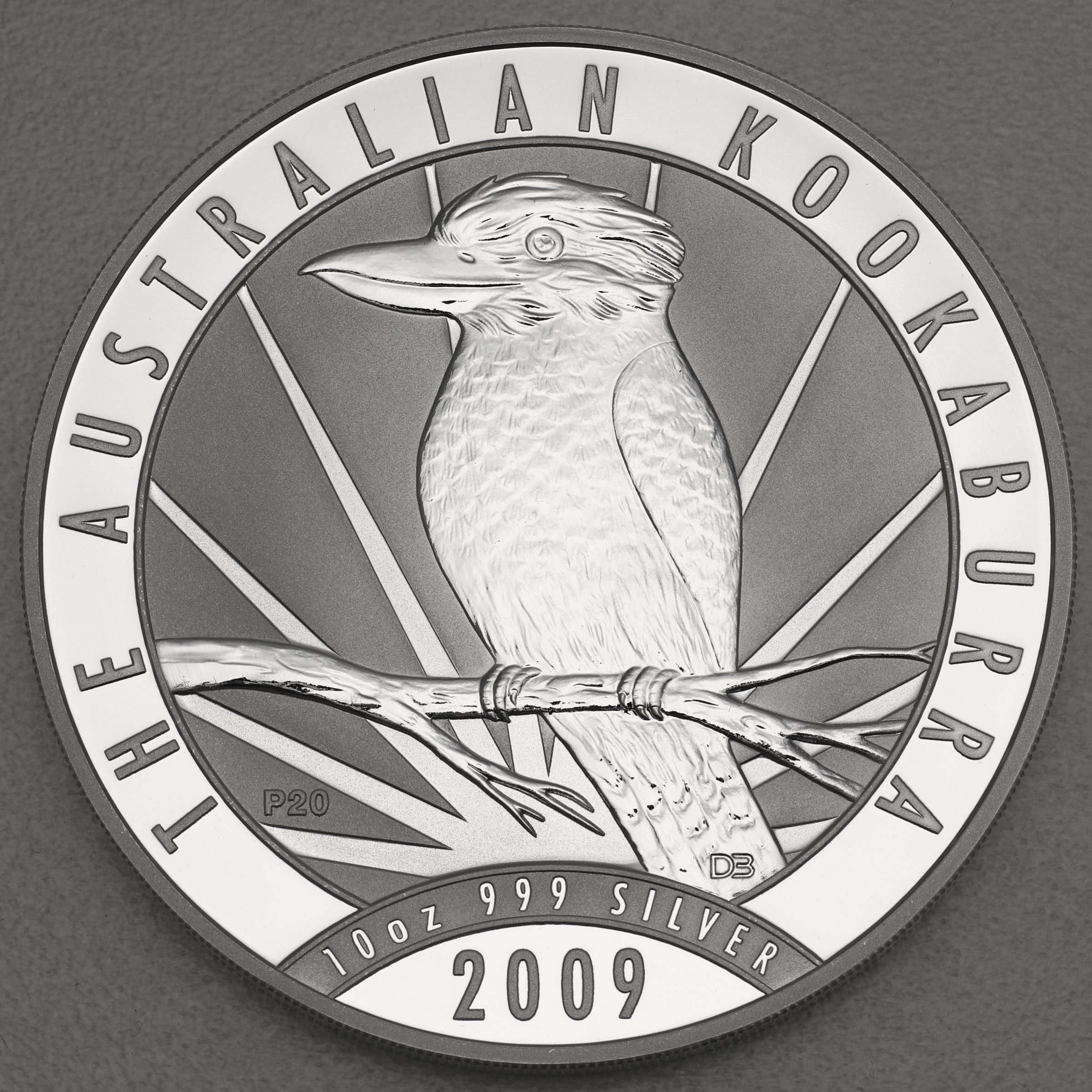 Silbermünze 10oz "Kookaburra" 2009 (Australien) - Hauptansicht