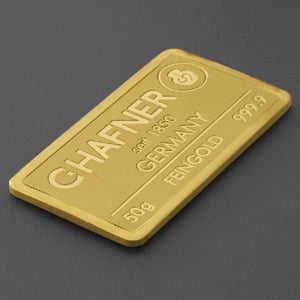 Goldbarren 50g "C.HAFNER - Prägeform" - Miniaturansicht 6