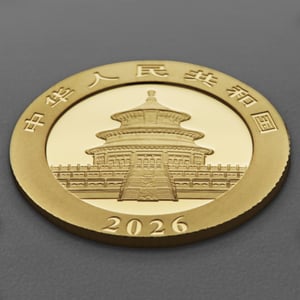 Goldmünze 3g "Panda" 2026 (China) - Miniaturansicht 4