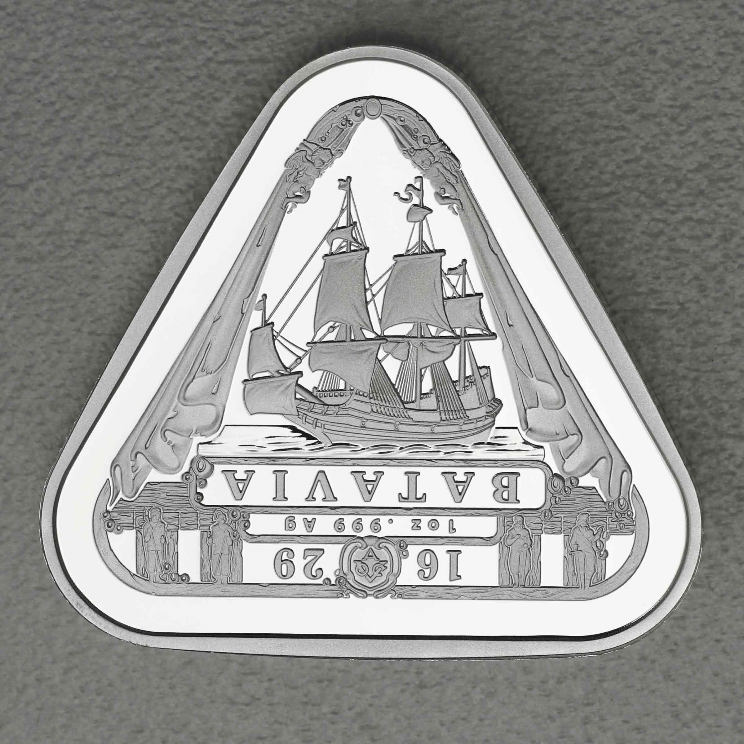 Silbermünze 1oz "Batavia" 2019 Shipwrecks diff. (Australien) - Detailansicht 1