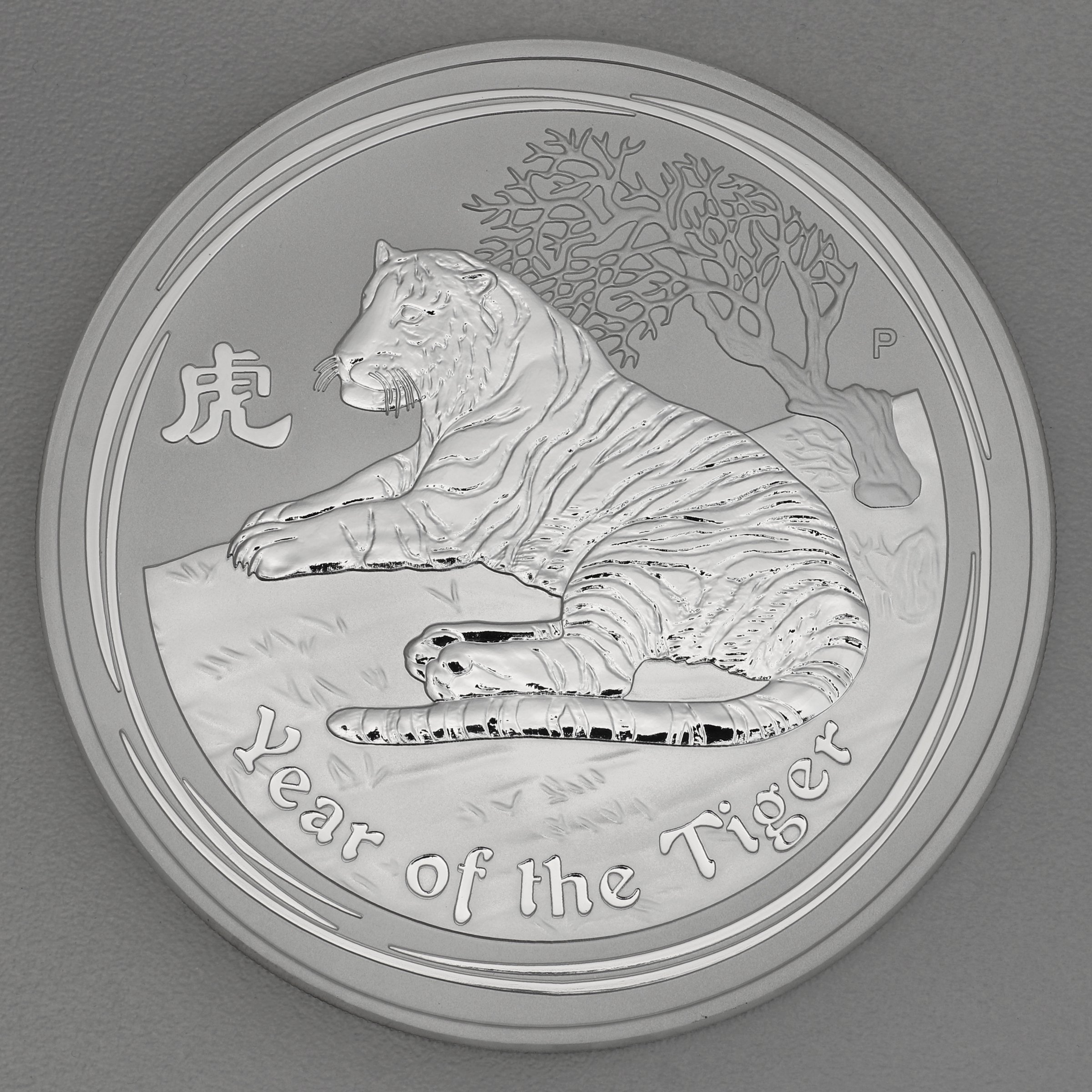 Silbermünze 1/2kg "Tiger" 2010 Lunar II – Year of the Tiger (Australien) - Hauptansicht
