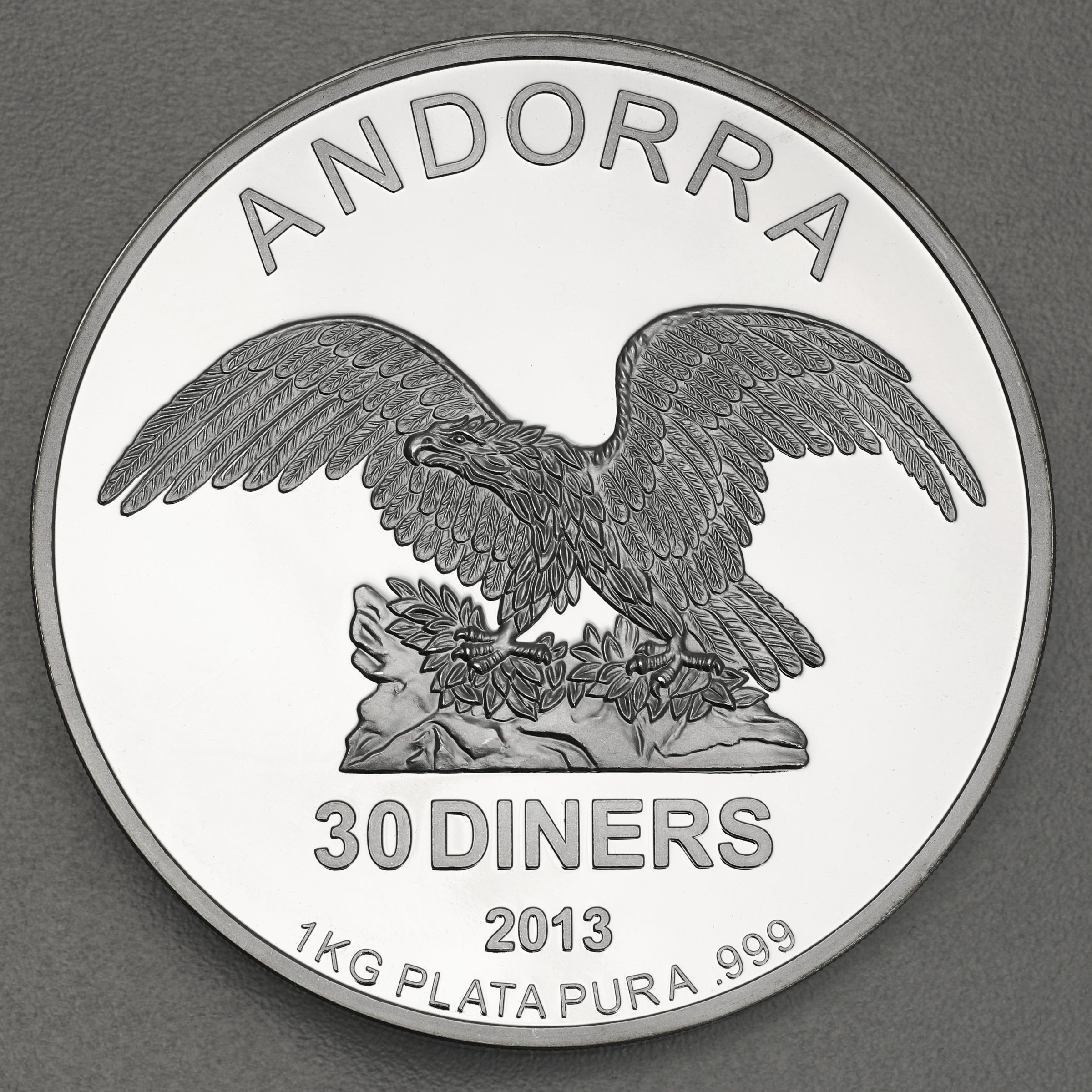 Silbermünze 1kg "Andorra Eagle" 2013 (Andorra) - Hauptansicht