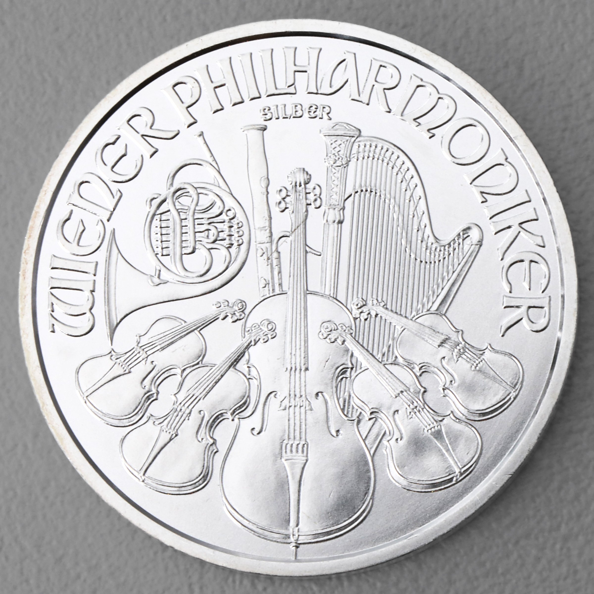 Silbermünze 1oz "Wiener Philharmoniker" verschiedene Jahrgänge 19% (Österreich) - Detailansicht 2