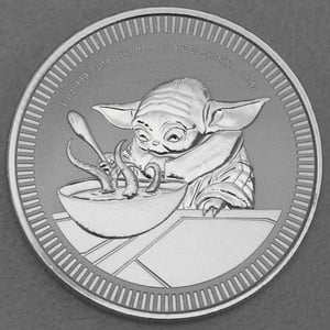 Silbermünze 1oz "Baby Yoda" 2022 Star Wars™ (Niue) - Hauptansicht