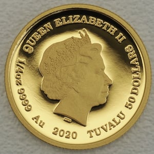 Goldmünze 1/4oz "James Bond 007" 2020 (PP) (Tuvalu) - Miniaturansicht 2