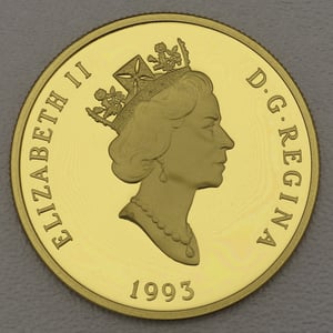 Goldmünze 200 Dollar "Mounted Police" 1993 (Kanada) - Miniaturansicht 2