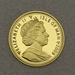 Goldmünze 1/25oz "Chinchilla Cat" 2009 Cats (Isle of Man) - Miniaturansicht 2