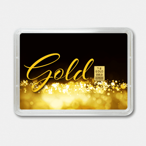 Goldbarren 1g "Gold statt Geld" (Flip) - Hauptansicht