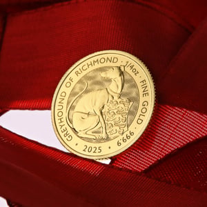 Goldmünze 1/4oz "Greyhound of Richmond" 2025 Royal Tudor Beasts (Großbritannien) - Miniaturansicht 5