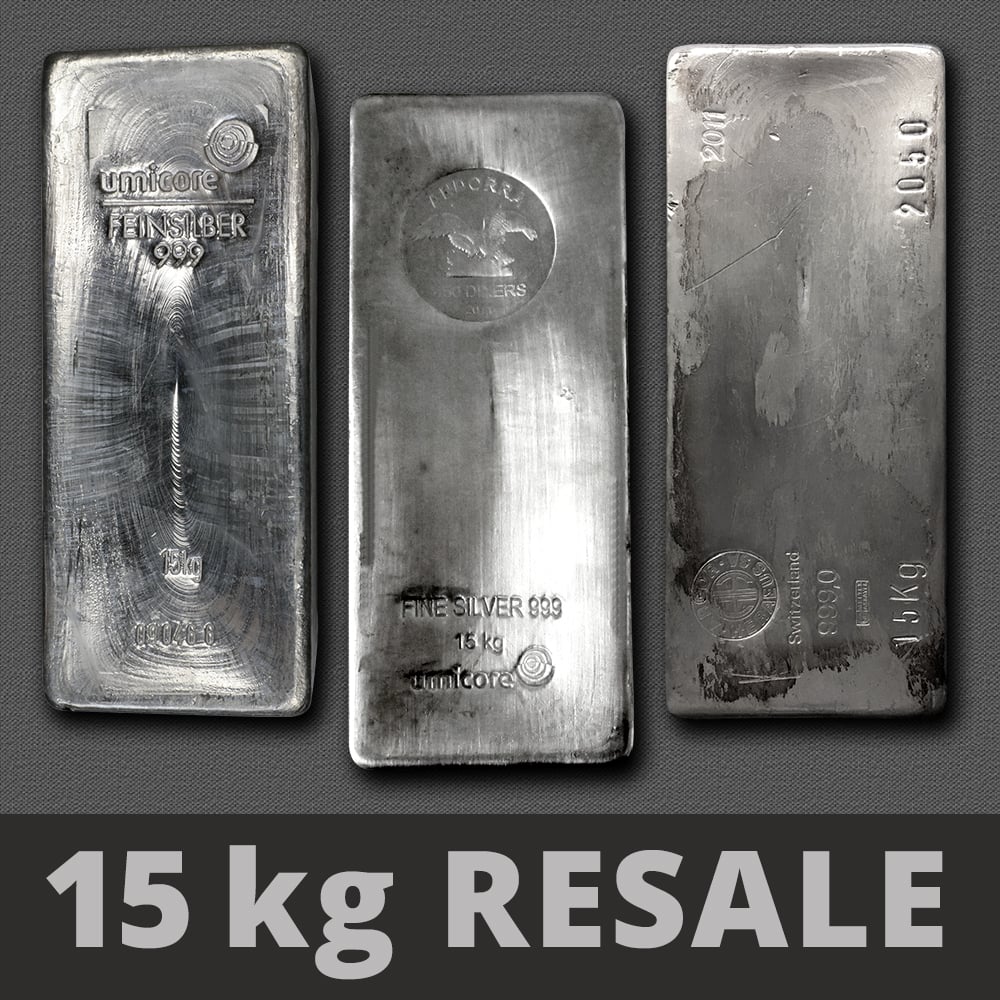Silberbarren 15kg (Resale) - Hauptansicht