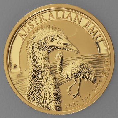 Goldmünze 1oz "Emu" 2022 (Australien) - Miniaturansicht 1