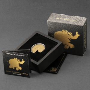 Goldmünze 1oz "Bis Idem Non Est Idem" 2024 Ottifanten – Ottirand (Tuvalu) - Miniaturansicht 5