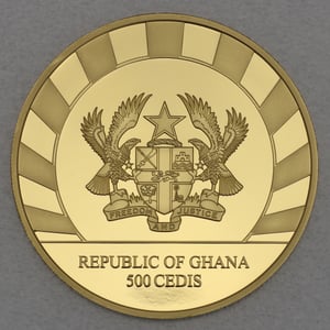 Goldmünze 1oz "Säbelzahnkatze" 2020 Giants of Ice Age (Ghana) - Miniaturansicht 2